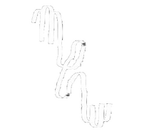Mew logo from And the Glass Handed Kites with the angel.